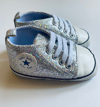 Load image into Gallery viewer, Sparkly Paillette Lace Up Pre-Walkers
