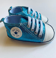 Load image into Gallery viewer, Sparkly Paillette Lace Up Pre-Walkers
