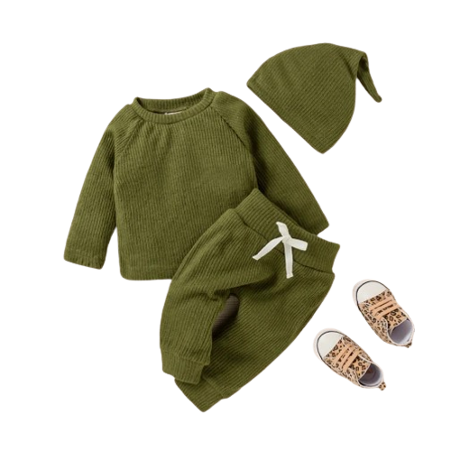3 piece pullover top and pants