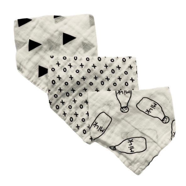 Graphic Print Bibs