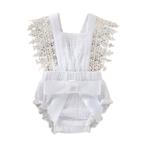 White Lace Romper