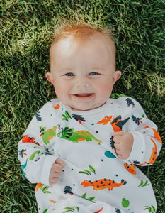 Dinosaur 1-piece bodysuit