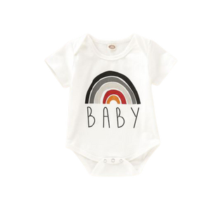 Cream Rainbow Onesie