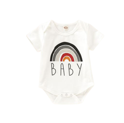 Cream Rainbow Onesie