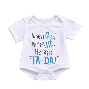When God Made Me....Onesie
